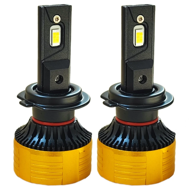 هدلایت لامپ خودرو تی بی اس دیزاین مدل T43 PRO پایه H7 بسته دو عددی 