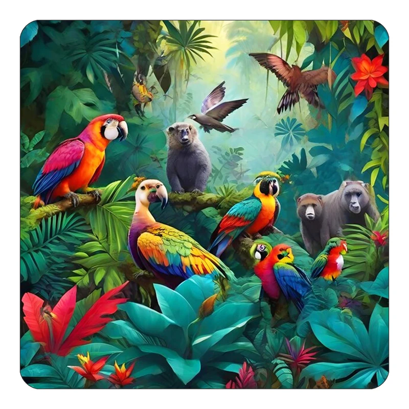 مگنت کاکتی طرح حیوانات رنگی مدل mp26476