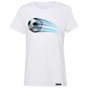 تی شرت آستین کوتاه زنانه 27 مدل Flying Football Ball کد MH948