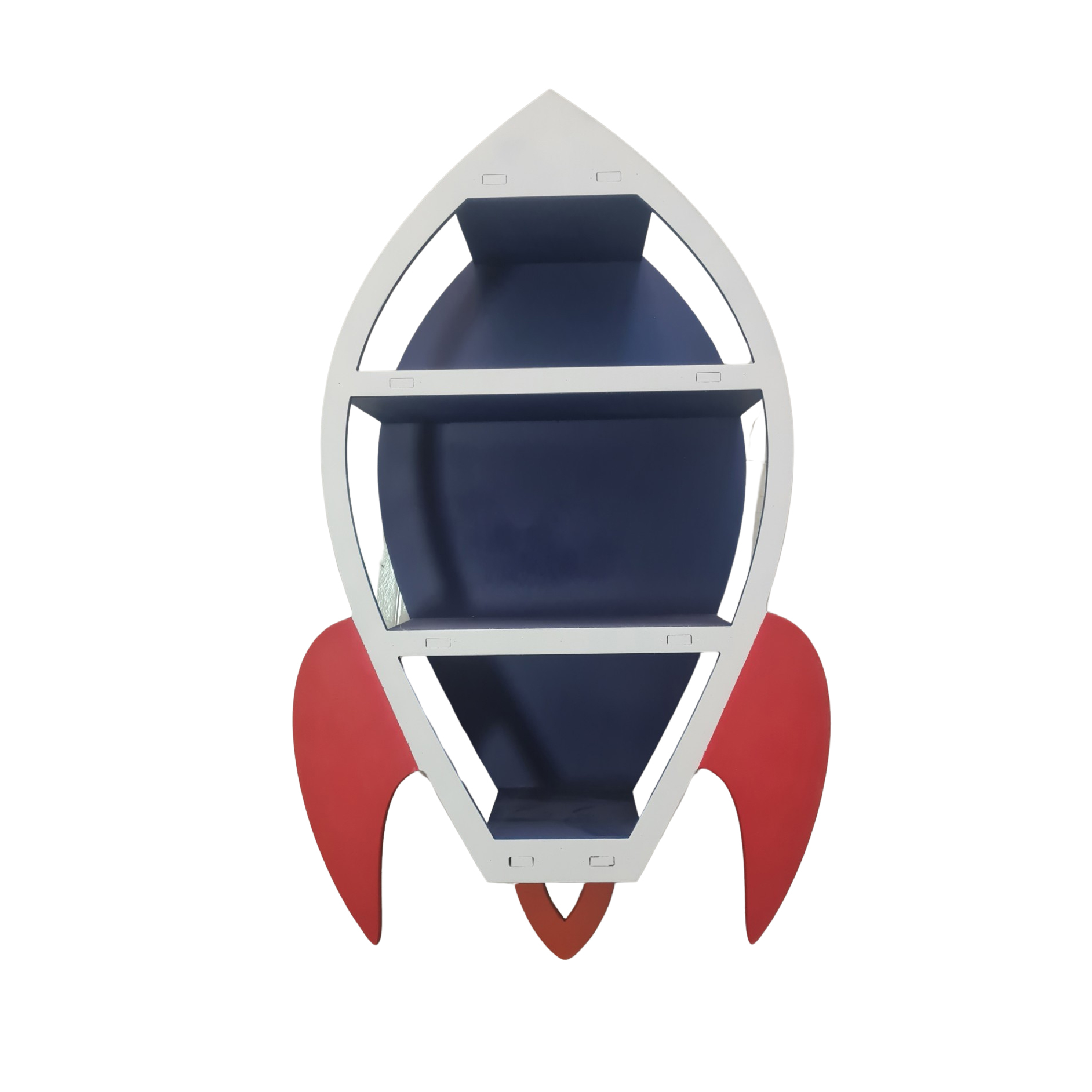 شلف دیواری اتاق کودک مدل موشک