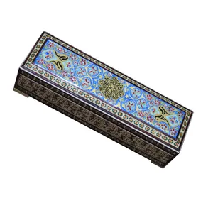 قلمدان خاتم کاری طرح تذهیب