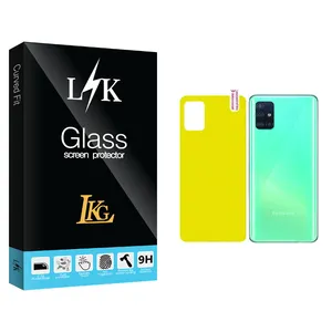 LKG LK Glass Back Protector For Samsung a51