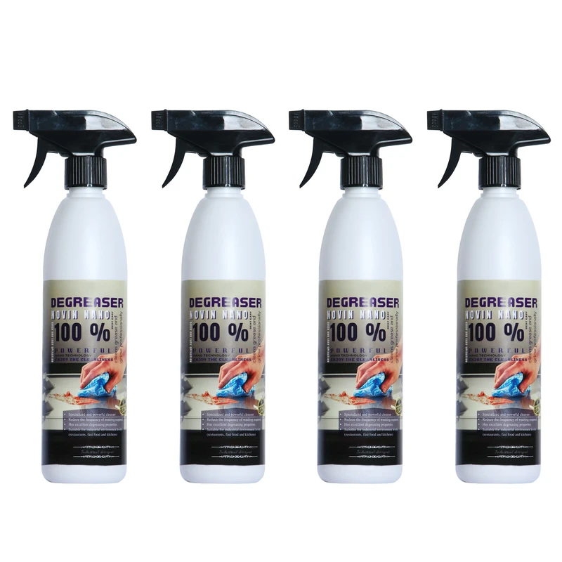  اسپری گاز پاک کن نوین نانو مدل Degreaser  حجم 500 میلی لیتر بسته 4 عددی