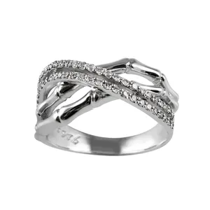 انگشتر طلا 18 عیار زنانه جواهری سون مدل 0071