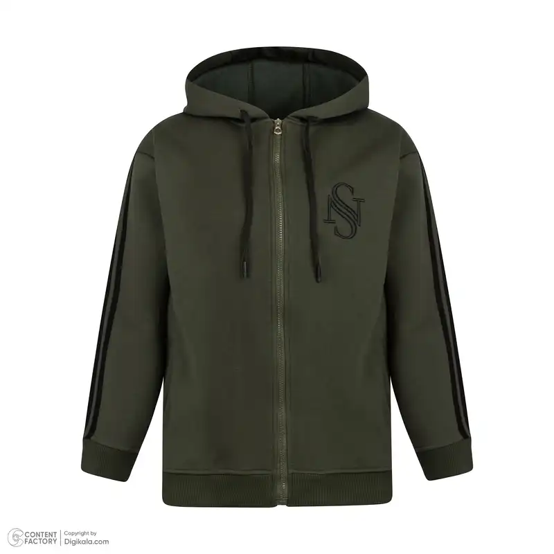 ست سویشرت و شلوار تیپ تاپ مدل ‏38071T61213 رنگ یشمی