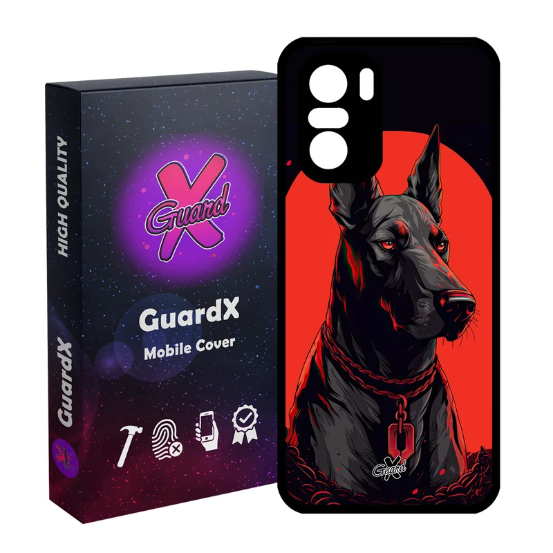 کاور گارد ایکس طرح سگ مدل Glass10621 مناسب برای گوشی موبایل شیائومی Poco F3/MI 11X/MI 11X Pro/Redmi K40/K40 Pro