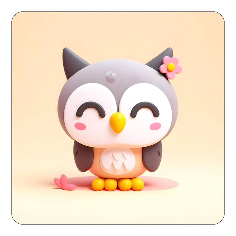 مگنت کاکتی طرح حیوانات کارتونی مدل mp27240