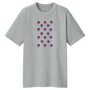 تی شرت لانگ آستین کوتاه زنانه مدل CUTE کد LL197 رنگ طوسی