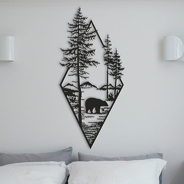 دیوارکوب مدل چوبی کد T27-1