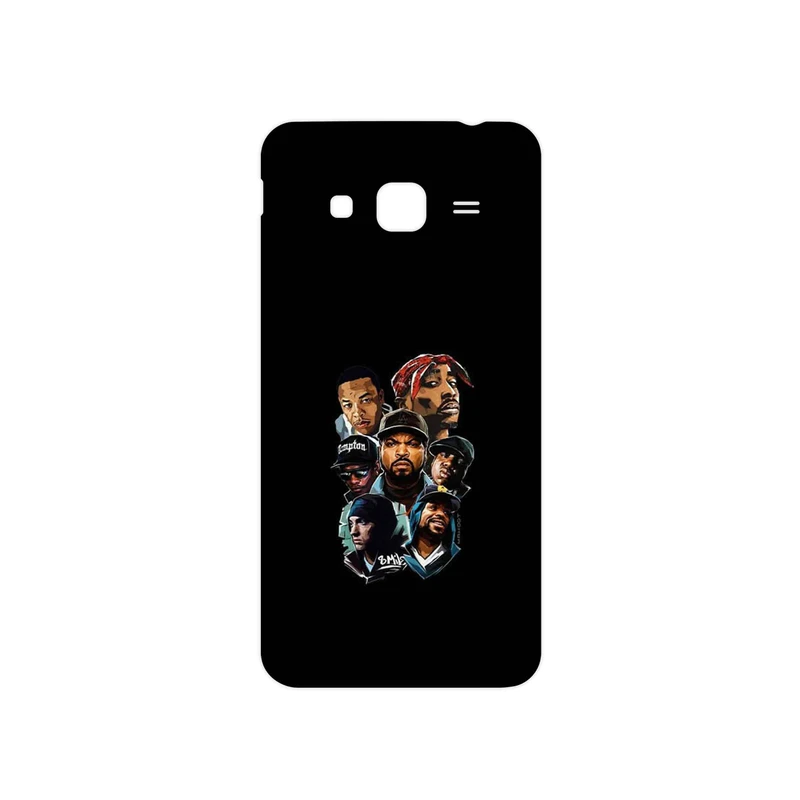 برچسب پوششی ماهوت مدل Great Rappers Digital Art مناسب برای گوشی موبایل سامسونگ Galaxy J3 2016