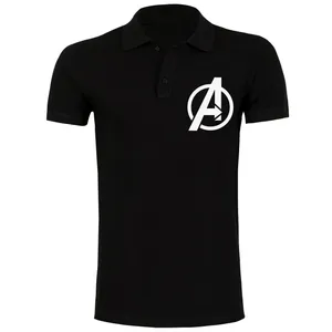 پولوشرت آستین کوتاه مردانه مدل انتقام جویان رنگ مشکی