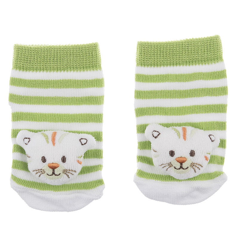 جوراب نوزادی Minidamla مدل 41893G Stripes