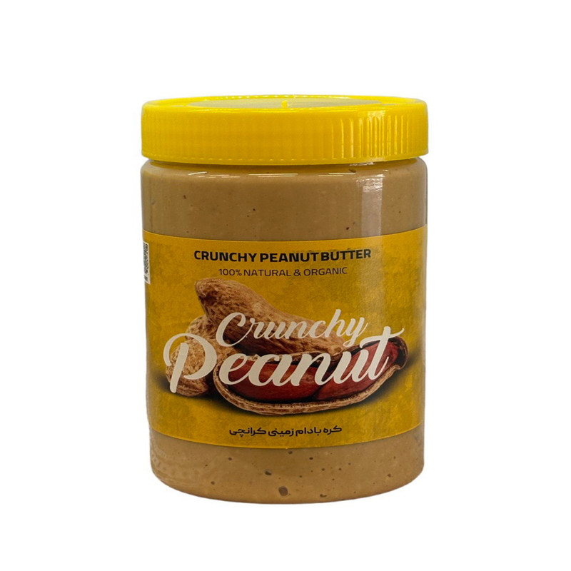 کره بادام زمینی ساده کرانچی مزه - 500 گرم