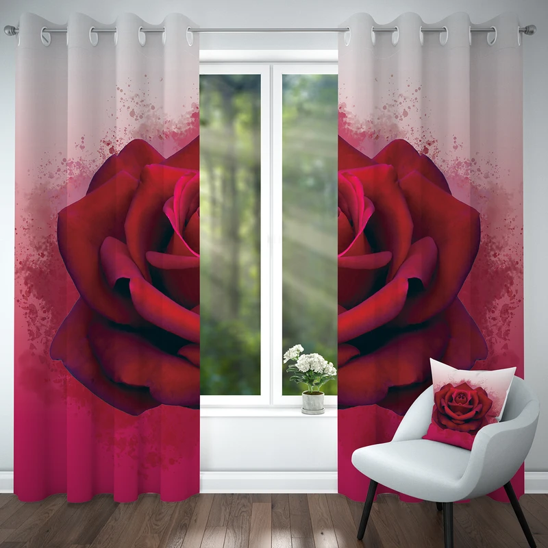 پرده مدل هازان کد 4293 سایز 140x280 سانتی متر