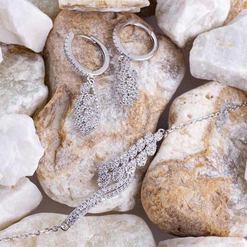 ست نقره زنانه مدل AMT_M135 ست نقره زنانه مدل AMT_M135