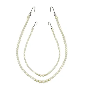 پرده جمع کن مدل مروارید تک خط بسته 2 عددی