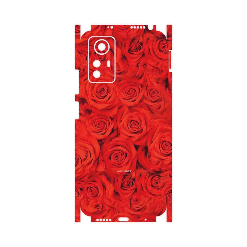 برچسب پوششی ماهوت مدل Red_Flower-FullSkin مناسب برای گوشی موبایل شیائومی Redmi Note 12S