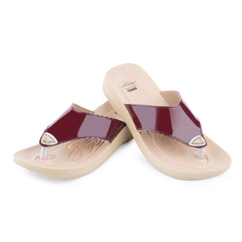 دمپایی لاانگشتی زنانه کد 774 رنگ زرشکی