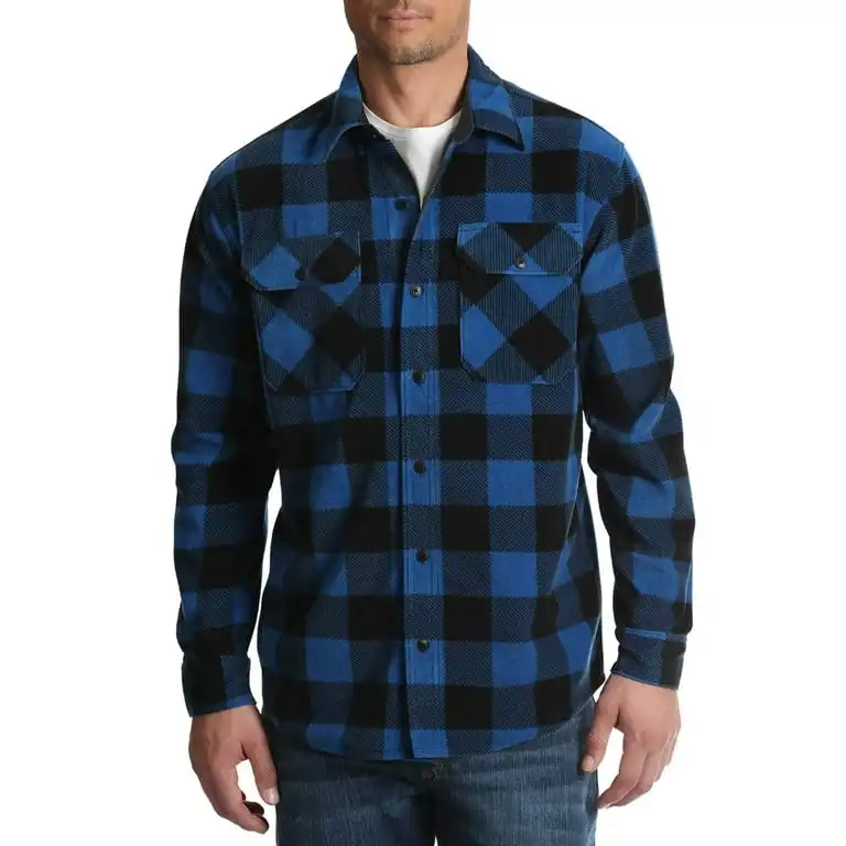 پیراهن آستین بلند مردانه رنگلر مدل پشمی پلار کد10ZHCZP1B