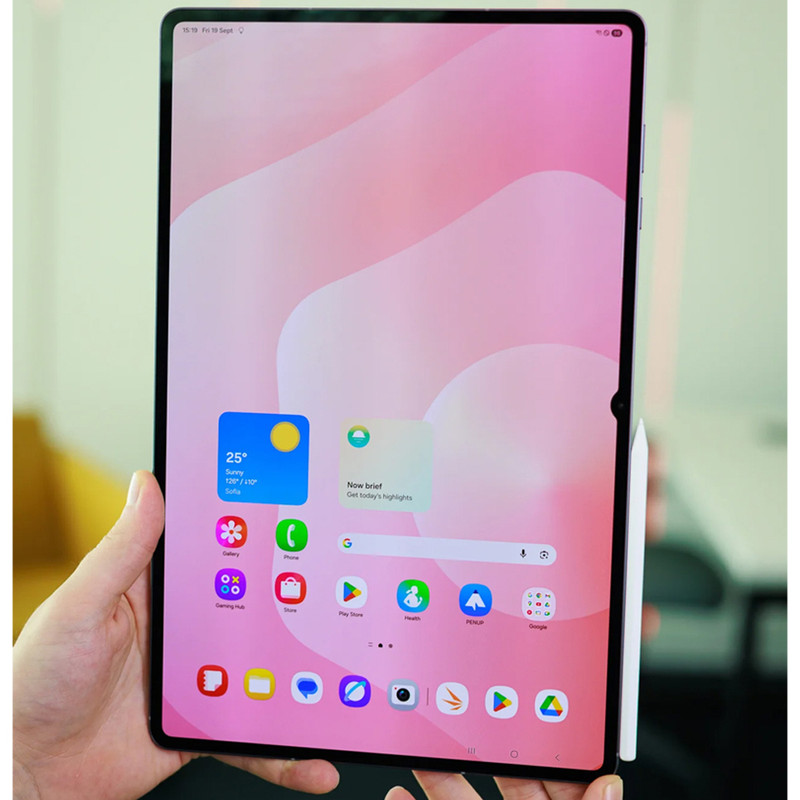 تبلت ۱۴.۶ اینچ سامسونگ مدل Galaxy Tab S11 Ultra ظرفیت 512 گیگابایت و رم 12 گیگابایت، قابلیت پشتیبانی از سیم کارت، رزولوشن دوربین ۱۳ مگاپیکسل، پشتیبانی از قلم و کیبورد