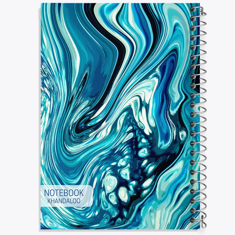 دفتر مشق 100 برگ خندالو طرح موج کد N1086