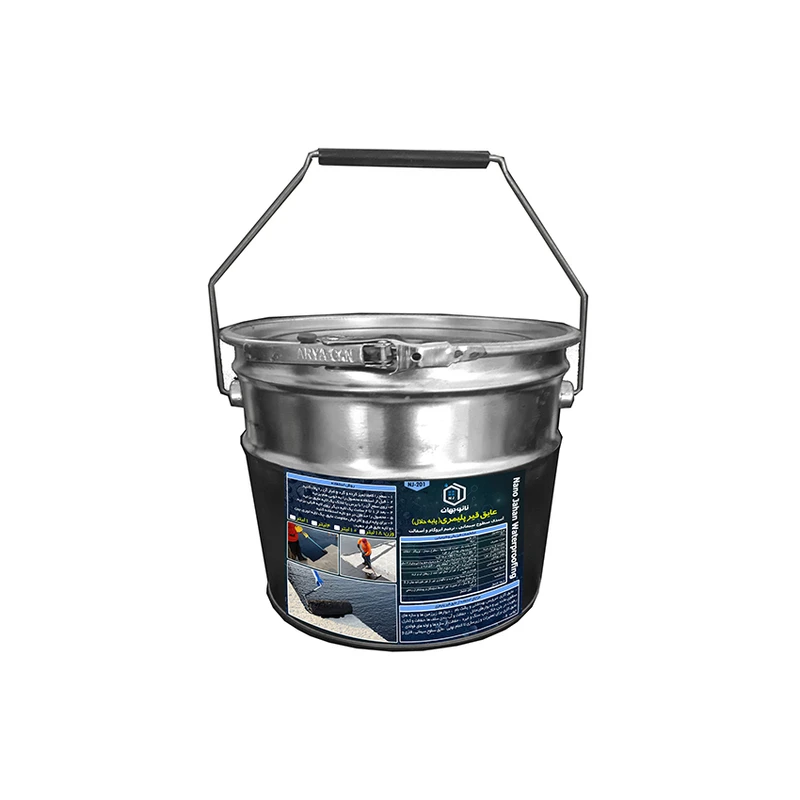 عکس شماره 2 : عایق قیر پلیمری پایه حلال نانوجهان کد nj-201 وزن 20 لیتر
