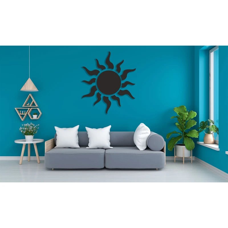 استیکر دیواری مدل خورشید کد C9 مجموعه 13 عددی