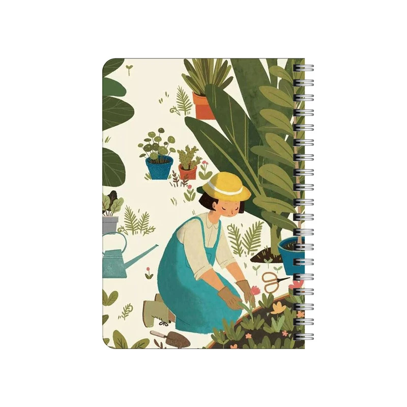 دفترچه یادداشت بامبیلیپ مدل چوبی طرح دختر باغبان کد 0677916