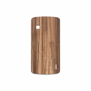 MAHOOT Light Walnut Wood Cover Sticker for Google Nexus 4