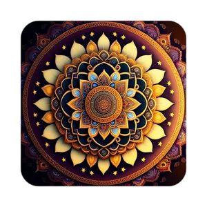 زیر لیوانی کاکتی طرح گل مدل mp16954