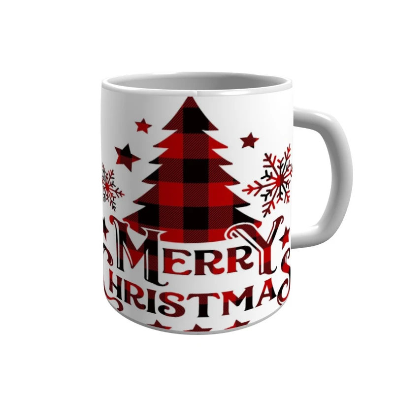 ماگ پاد آفرین مدل Merry Christmas کد 454