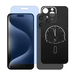 Glass Together model anti blue screen protector Suitable for Apple iPhone 16 Pro Max mobile phone with back cover sticker