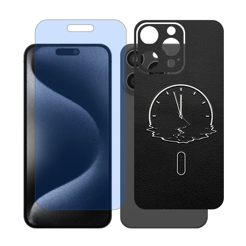 محافظ صفحه نمایش بلو کات گلس مدل Together مناسب برای گوشی موبایل اپل iPhone 15 Pro Max به همراه برچسب پوششی پشت گوشی