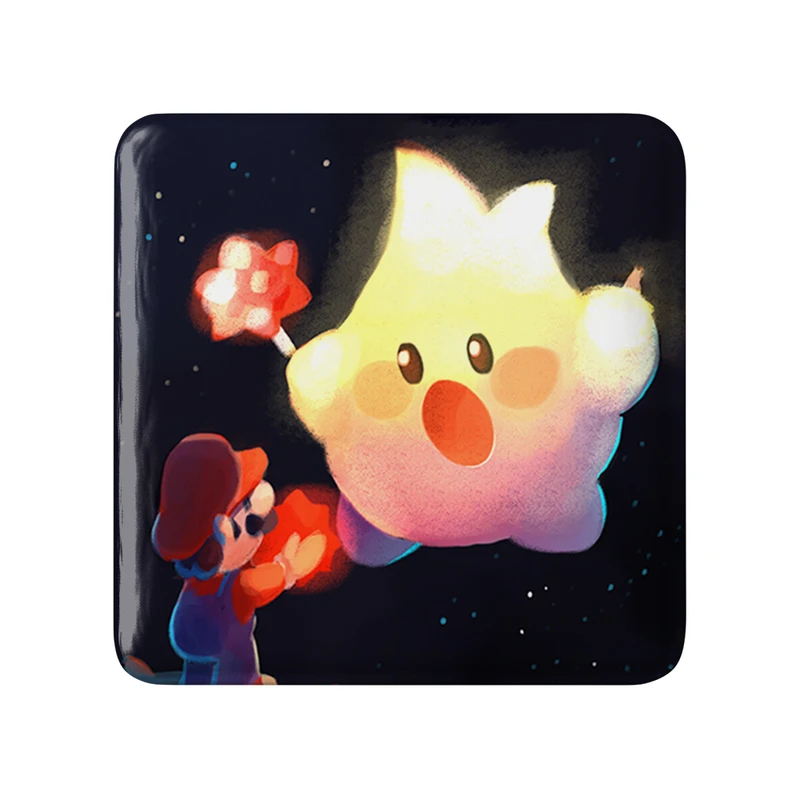 پیکسل خندالو طرح (Mario) بازی سوپر ماریو مدل مربعی کد 31525