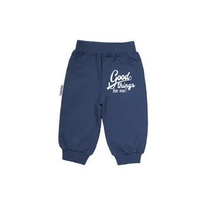 شلوار نوزادی آدمک مدل 285500 رنگ آبی تیره