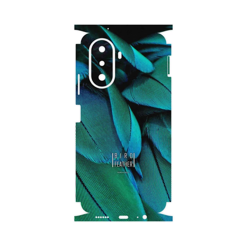 برچسب پوششی ماهوت مدل Green Feather-FullSkin مناسب برای گوشی موبایل هوآوی Nova Y70 Plus