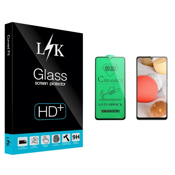 محافظ صفحه نمایش سرامیکی ال کی مدل +LITE مناسب برای گوشی موبایل سامسونگ Galaxy A42