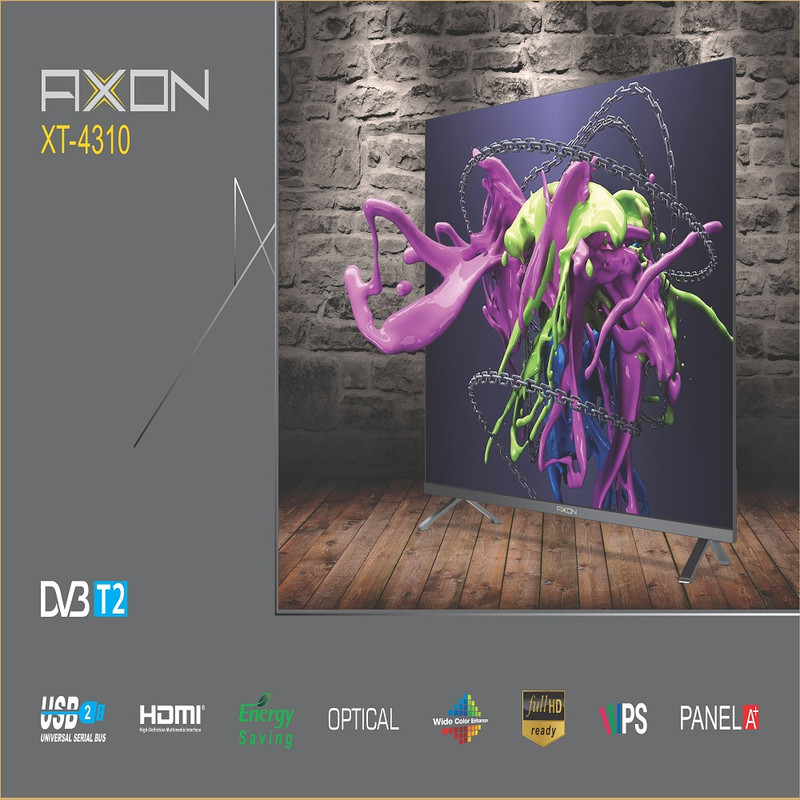 تلویزیون ال ای دی آکسون مدل XT-4310 سایز 43 اینچ
