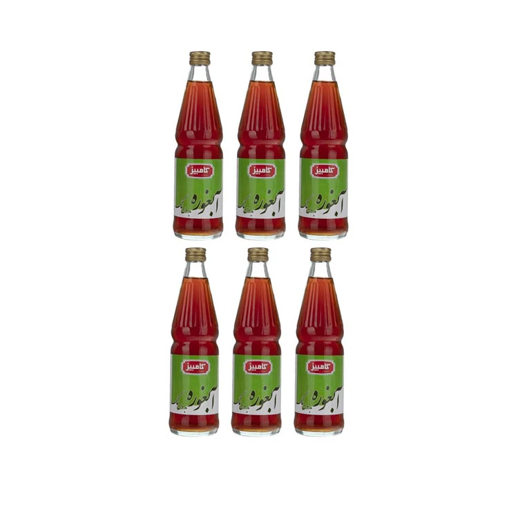 آبغوره بی نمک کامبیز - 510 گرم بسته 6 عددی