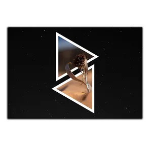 تابلو شاسی بکلیت طرح گرافیکی گل خشک مدل SH-S5569