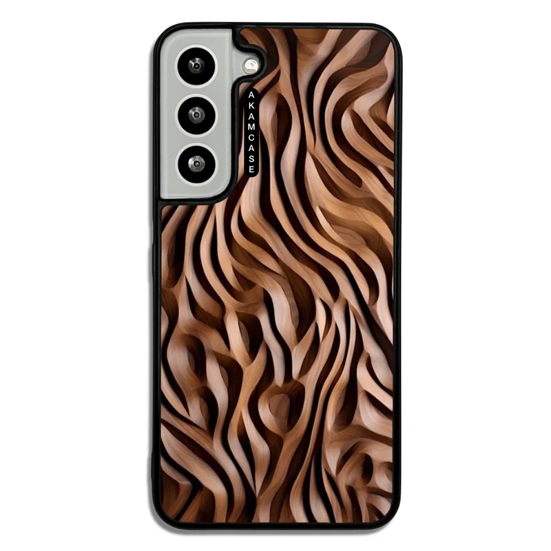 کاور آکام مدل AMC-WSGS22-WOOD-7 مناسب برای گوشی موبایل سامسونگ Galaxy S22