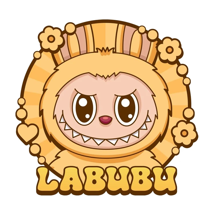 استیکر پارچه و لباس پاد آفرین مدل عروسک لبوبو کد S2257