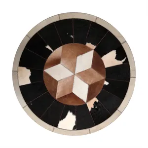 کلاژ فرش پوست و چرم کمالی مدل AD-0499