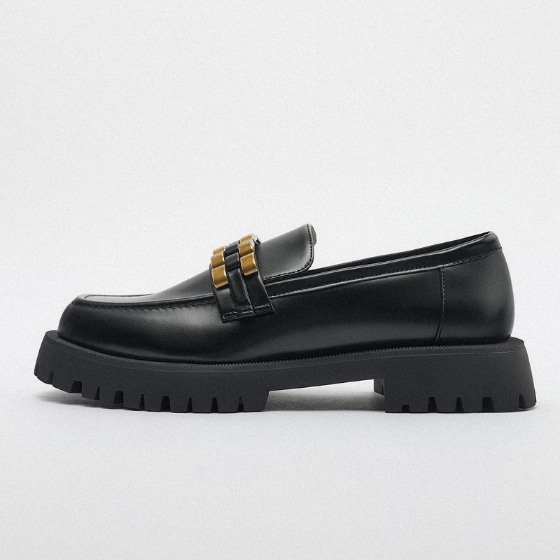 کفش زنانه زارا مدل EMBELLISHED LUG SOLE