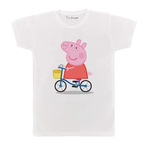 تی شرت بچگانه پرمانه طرح پپا پیگ کد pmt.4731