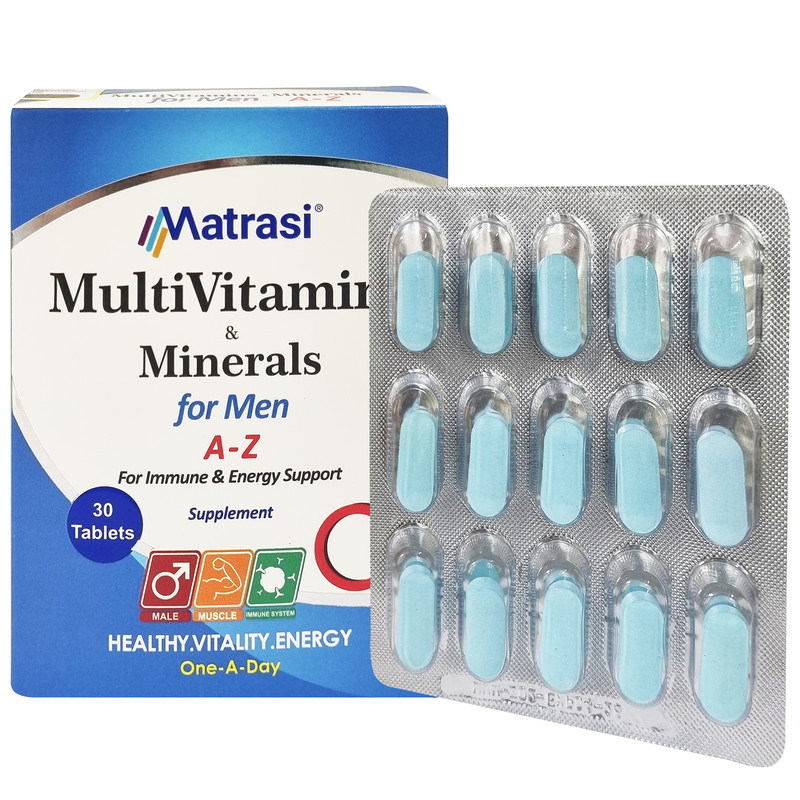 کپسول مولتی ویتامین مولتی مینرال مخصوص آقایان ماتراسی بسته 60 عددی