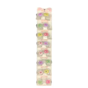 گیره مو دخترانه مدل خرسی مجموعه 16 عددی