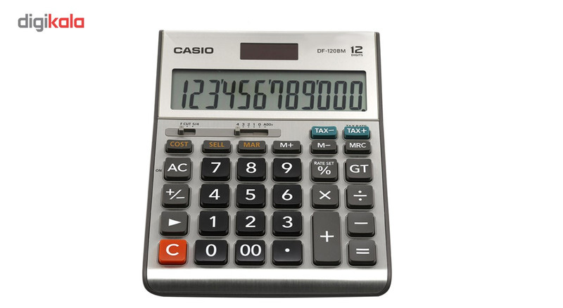 ماشین حساب کاسیو مدل DF-120BM