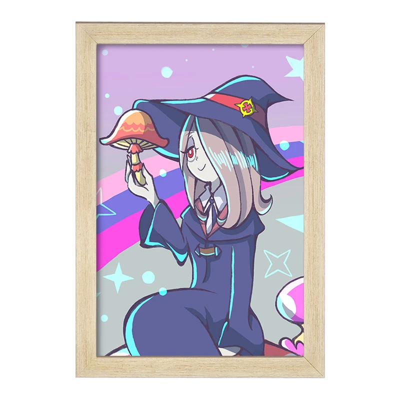 تابلو خندالو مدل سوسی انیمه جادوگران کوچک Little Witch Academia  کد 22839