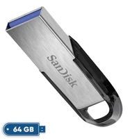 فلش مموری سن دیسک مدل Ultra Flair CZ73 ظرفیت 64 گیگابایت با رابط USB 3.0، USB 2.0